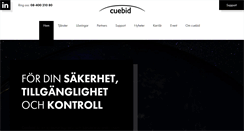 Desktop Screenshot of cuebid.se